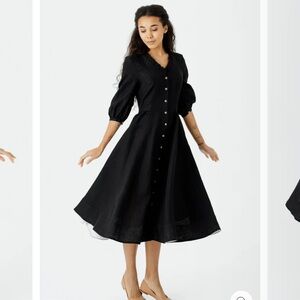 Son de flor 100% Linen dress NWT